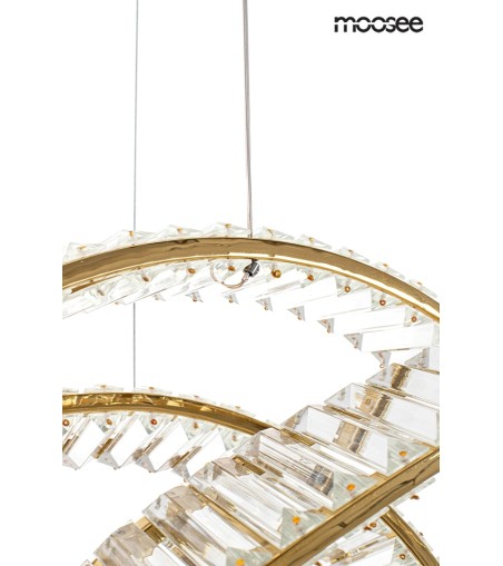 MOOSEE lampa wisząca WAVE 120 złota