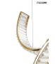 MOOSEE lampa wisząca WAVE 120 złota