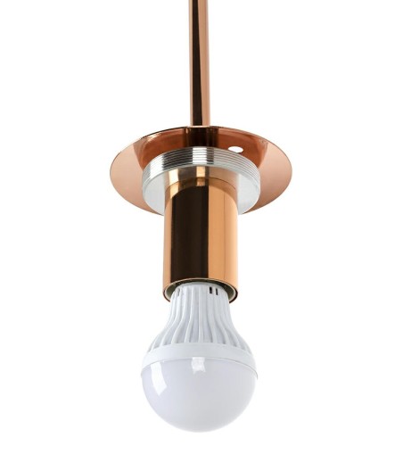 MOOSEE lampa wisząca FUSION 40 miedziana  - akryl