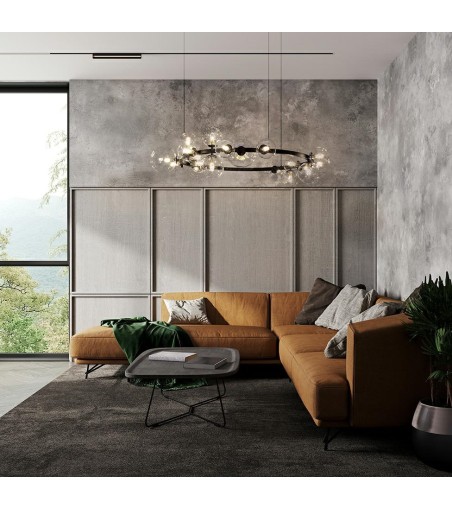MOOSEE lampa wisząca ALURE 120 czarna