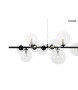 MOOSEE lampa wisząca ALURE LINE 120 czarna