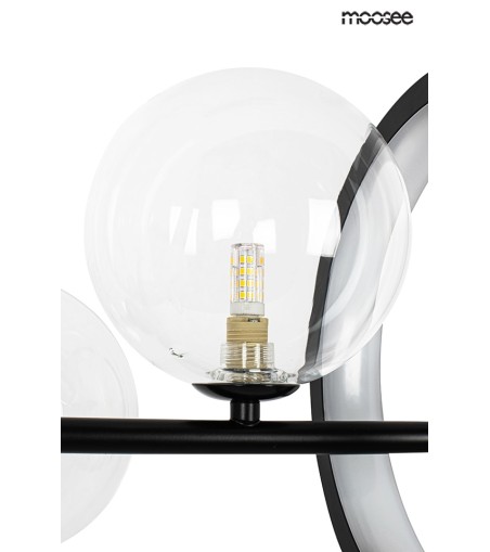 MOOSEE lampa wisząca ALURE LINE 120 czarna