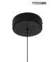 MOOSEE lampa wisząca SERPIENTE 120  czarna