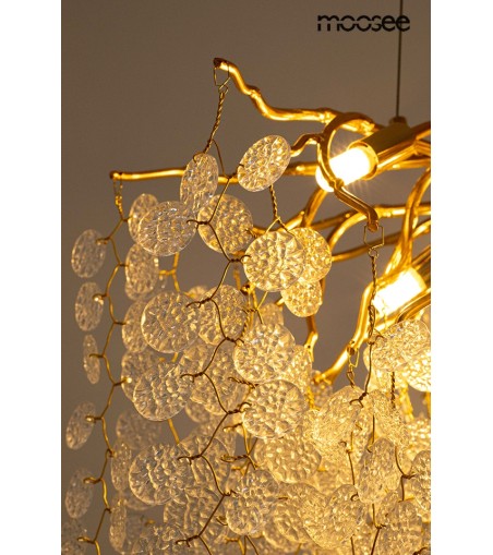 MOOSEE lampa wisząca RIVIERA 80 złota /   clear