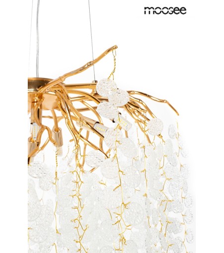 MOOSEE lampa wisząca RIVIERA 80 złota /   clear