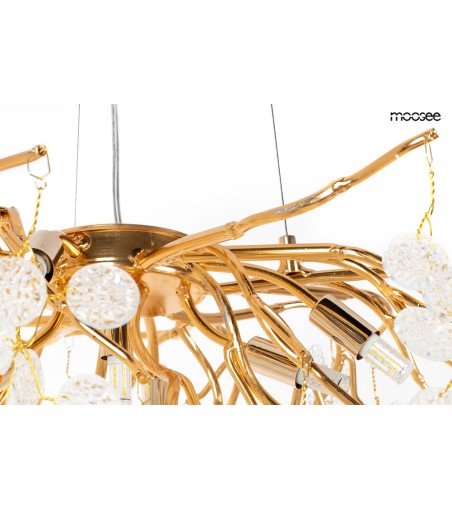 MOOSEE lampa wisząca RIVIERA 80 złota /   clear