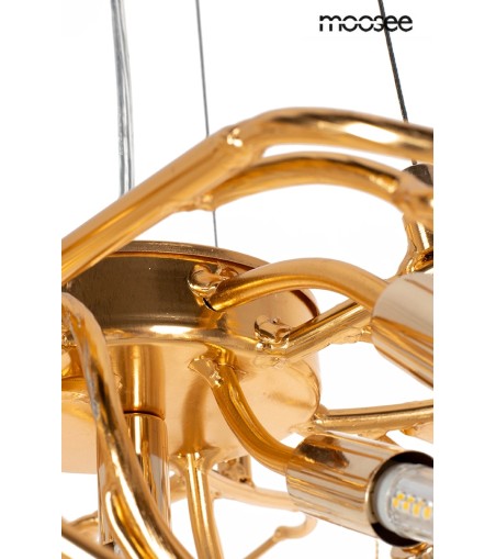 MOOSEE lampa wisząca RIVIERA 80 złota /   clear