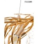 MOOSEE lampa wisząca RIVIERA 80 złota /   clear
