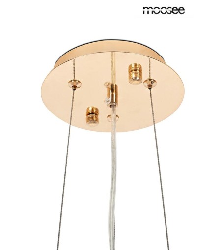 MOOSEE lampa wisząca RIVIERA 80 złota /   clear