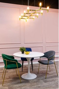 MOOSEE lampa wisząca ATOMIC LONG złota