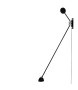 MOOSEE lampa ścienna GEAR czarna