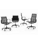 Fotel biurowy BODY PRESTIGE PLUS czarny  - skóra naturalna, aluminium