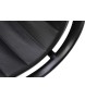 Fotel biurowy BODY PRESTIGE PLUS czarny  - skóra naturalna, aluminium
