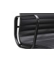 Fotel biurowy BODY PRESTIGE PLUS czarny  - skóra naturalna, aluminium