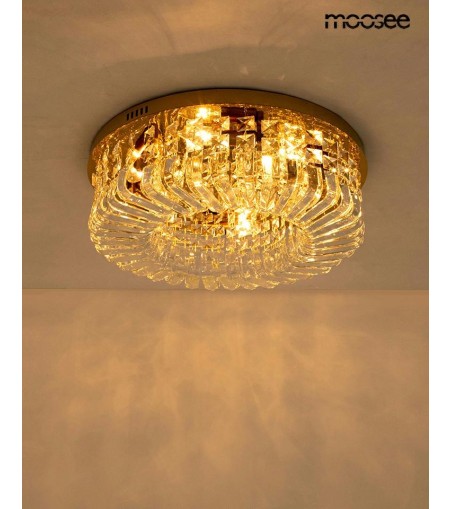 MOOSEE lampa sufitowa / plafon BALUNA 80  złota