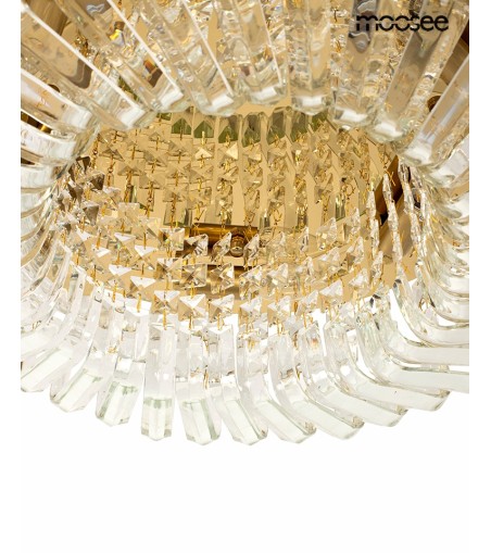 MOOSEE lampa sufitowa / plafon BALUNA 80  złota