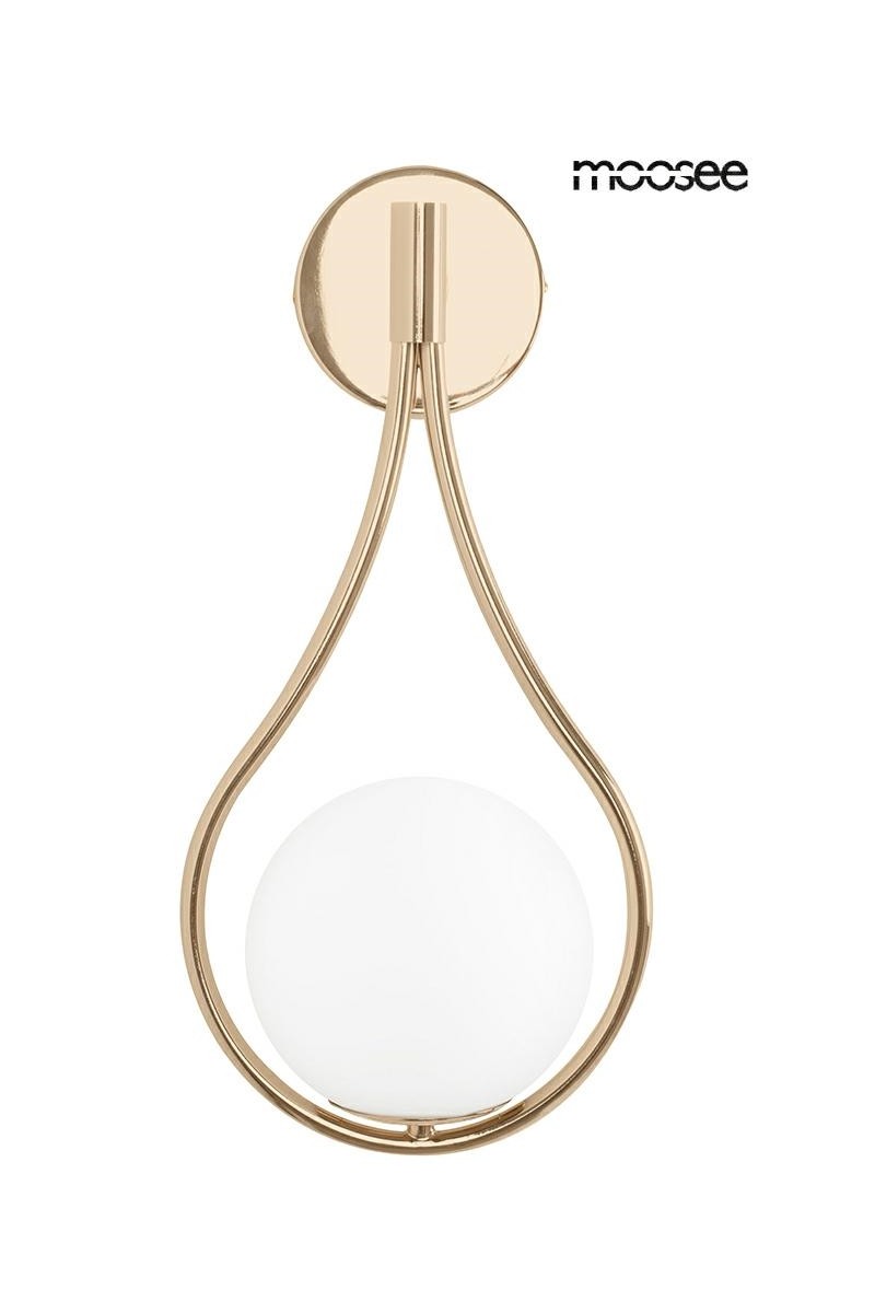 MOOSEE lampa ścienna ROMA złota