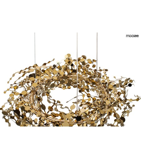 MOOSEE lampa wisząca MONETE 80 złota