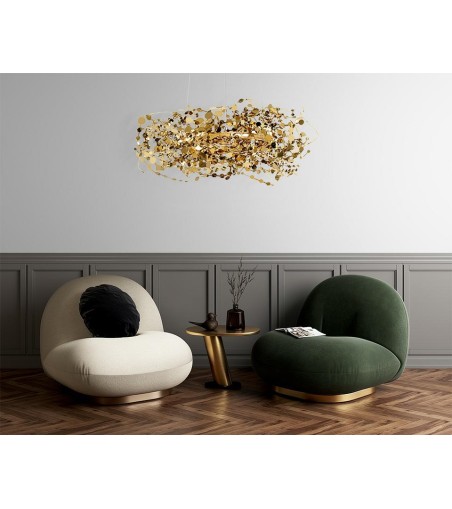 MOOSEE lampa wisząca MONETE 80 złota