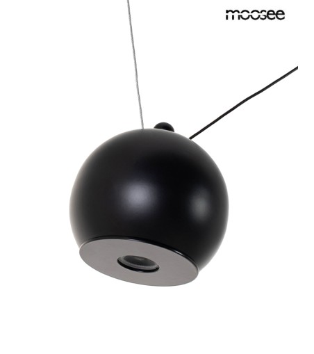 MOOSEE lampa wisząca OCTO 3 czarna