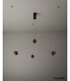 MOOSEE lampa wisząca OCTO 3 czarna