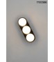 MOOSEE lampa ścienna DROPS 3 czarna