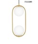 MOOSEE lampa wisząca AURELIA TWIN złota