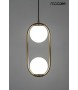MOOSEE lampa wisząca AURELIA TWIN złota