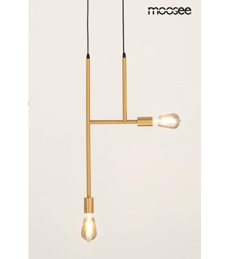 MOOSEE lampa wisząca RIVA 2 złota