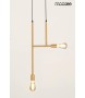 MOOSEE lampa wisząca RIVA 2 złota