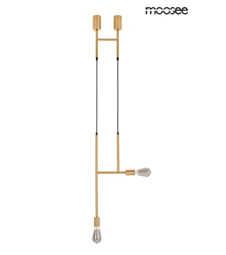 MOOSEE lampa wisząca RIVA 2 złota