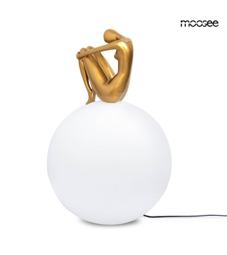 MOOSEE lampa stołowa UOMO 35 złota