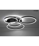 MOOSEE lampa sufitowa / plafon RINGS 5    czarna