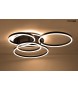 MOOSEE lampa sufitowa / plafon RINGS 5    czarna