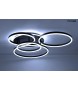 MOOSEE lampa sufitowa / plafon RINGS 5    czarna
