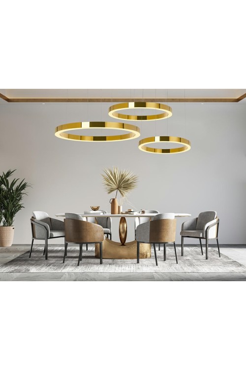 MOOSEE lampa wisząca RING LUXURY 50  złota