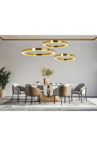 MOOSEE lampa wisząca RING LUXURY 70  złota
