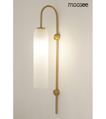 MOOSEE lampa ścienna SLACK złota / biała