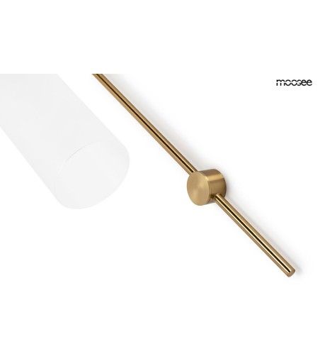 MOOSEE lampa ścienna SLACK złota / biała