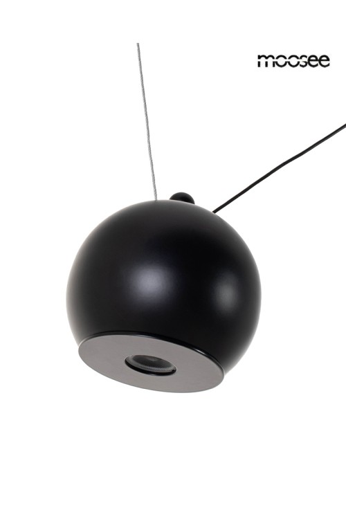 MOOSEE lampa wisząca OCTO 3 czarna