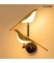 MOOSEE lampa ścienna BIRD TWIN złota