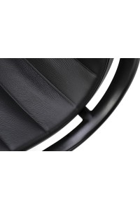 Fotel biurowy AERON PRESTIGE PLUS czarny - skóra naturalna, aluminium