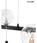 MOOSEE lampa wisząca ALURE OVAL 120       czarna