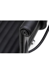Fotel biurowy AERON PRESTIGE PLUS czarny - skóra naturalna, aluminium