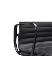 Fotel biurowy AERON PRESTIGE PLUS czarny - skóra naturalna, aluminium
