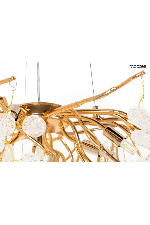 MOOSEE lampa wisząca RIVIERA 60 złota /   clear