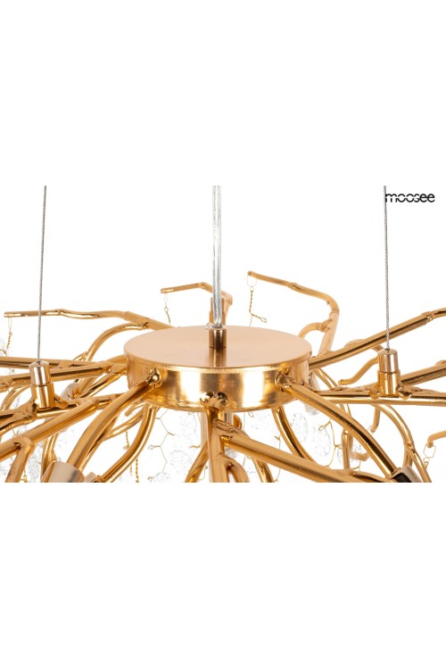 MOOSEE lampa wisząca RIVIERA 60 złota /   clear