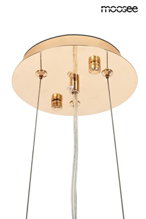 MOOSEE lampa wisząca RIVIERA 60 złota /   clear