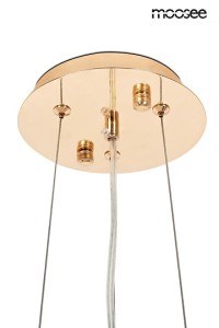 MOOSEE lampa wisząca RIVIERA 60 złota /   clear