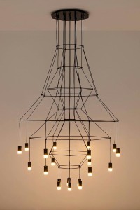 MOOSEE lampa wisząca FLUSSO 20 czarna
